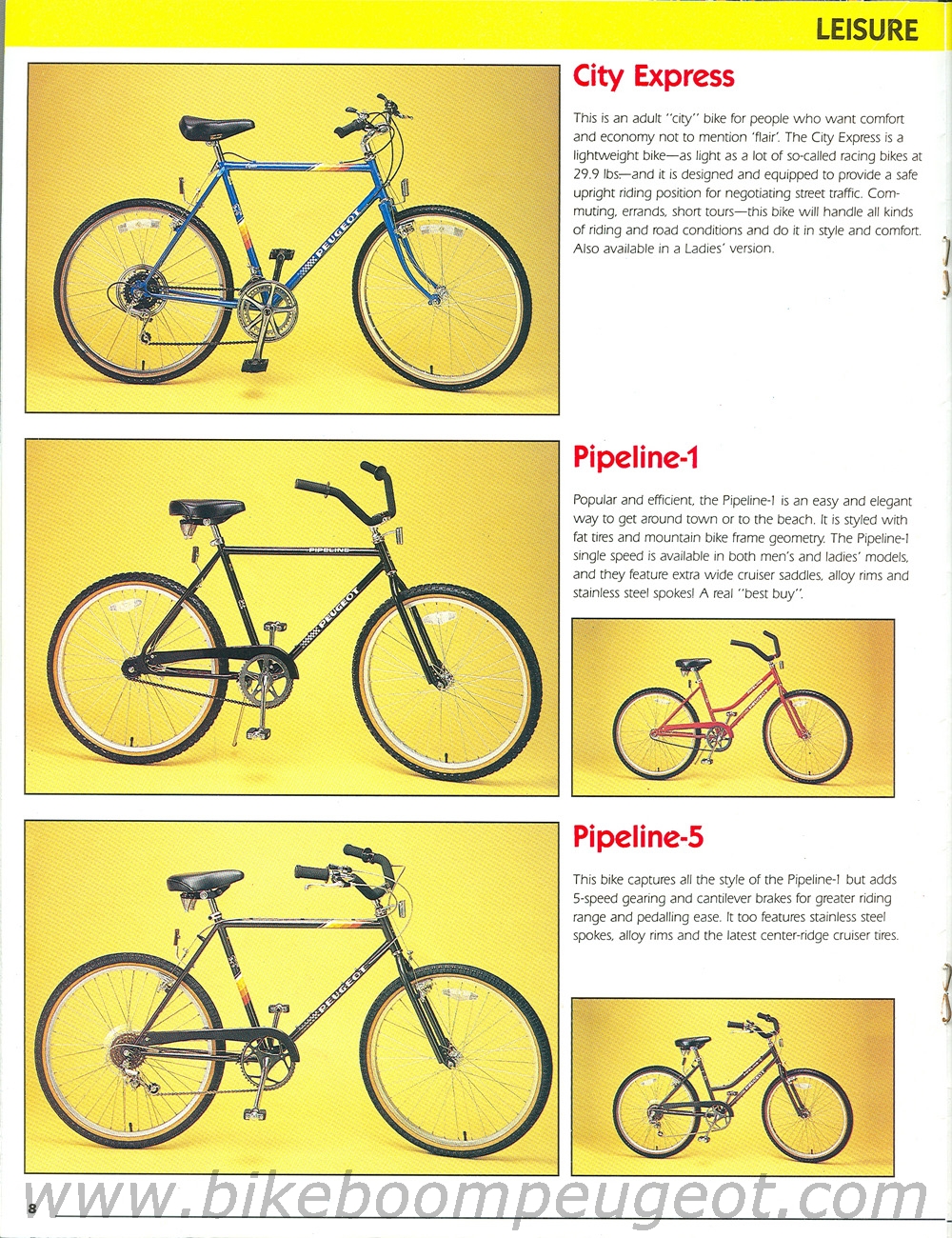 Peugeot 1985 USA Brochure